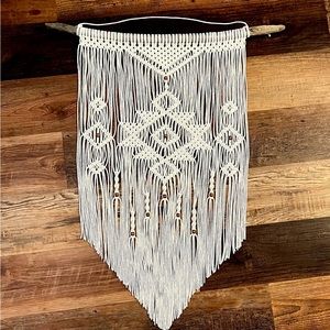 Handmade macrame wall hanging 🤍 3ftx3ft %100 cotton and natural driftwood